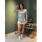 CONJUNTO IARA SHORT CINZA