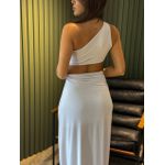VESTIDO TRANCOSO NULA MANGA BRANCO