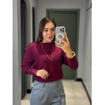 BLUSA ELIANA TRICOT MARSALA