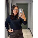 BLUSA ELIANA TRICOT PRETO