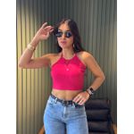 CROPPED VITÓRIA CANELADO PINK
