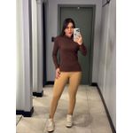BLUSA MARIANE CAPUS MARROM
