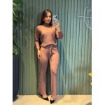 CONJUNTO MANUELA TRICOT CAPUCCINO