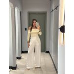 BLUSA ALICEA CÓS DOBRADO OFF WHITE