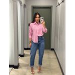 CALÇA MOM JEANS JEANS LAVAGEM CLARA
