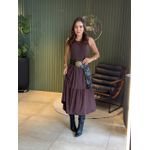 VESTIDO GABRIELA MARROM