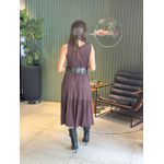 VESTIDO GABRIELA MARROM
