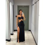 VESTIDO KIM NULA MANGA PRETO