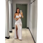VESTIDO KIM NULA MANGA BRANCO