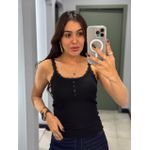 BLUSA SABRINA RENDA PRETO