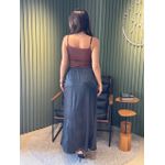 BLUSA MARCELA ALCINHA MARROM
