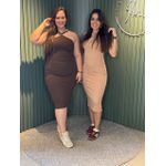 VESTIDO MELISSA MARROM