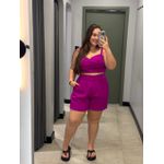 CONJUNTO LINHO PLUS SIZE FUCSIA
