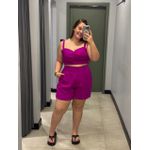 CONJUNTO LINHO PLUS SIZE FUCSIA