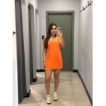 VESTIDO BASIC CREPE LARANJA
