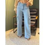 CALÇA CARGO SAMANTA JEANS