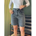 BERMUDA JEANS BLACK JEANS PRETO