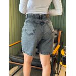BERMUDA JEANS BLACK JEANS PRETO
