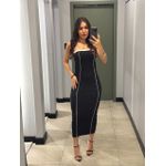 VESTIDO IRIS MIDI PRETO