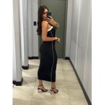 VESTIDO IRIS MIDI PRETO