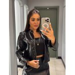 CONJUNTO LARA COURO PRETO