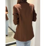 BLAZER MAIA ALFAIATARIA MARROM