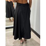 SAIA PATY COURO MIDI PRETO