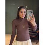 BLUSA ESTER CACHARREL MARROM