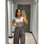 BABY LOOK LIA CINZA