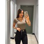 BABY LOOK LIA CAQUI