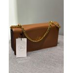 BOLSA RETANGULAR CORRENTE MARROM