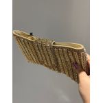 CLUTCH LAÇO PEDRARIA DOURADO