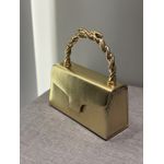 CLUTCH ALÇA SERPENTE DOURADO