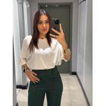 BLUSA HELENA MANGUINHAS BRANCO
