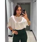 BLUSA HELENA MANGUINHAS BRANCO