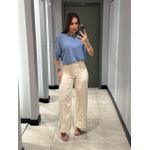 BLUSA HELENA MANGUINHAS AZUL