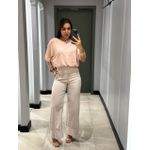 BLUSA HELENA MANGUINHAS ROSA