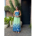 VESTIDO VANESSA BICOLOR AZUL