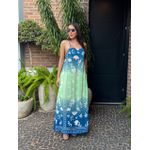 VESTIDO VANESSA BICOLOR AZUL