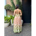 VESTIDO VANESSA BICOLOR VERDE 