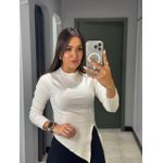 BLUSA ASSIMETRICA MILENA OFF WHITE