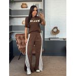 T-SHIRT MALIBU MARROM