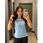 T-SHIRT MIUMIU AZUL