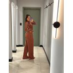 CONJUNTO AYLA TELA MARROM