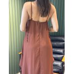 VESTIDO JULIA LONGO MARROM