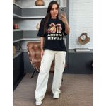 MAX T-SHIRT MOCHA LOVER PRETO