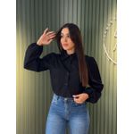 CAMISA CROPPED IARA PRETO