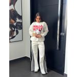 MOLETOM HELLO KITTY OFF WHITE