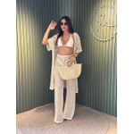 CONJUNTO LILA CROCHÊ CREME