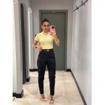 BABY LOOK LISTRADA AMARELO BEBE